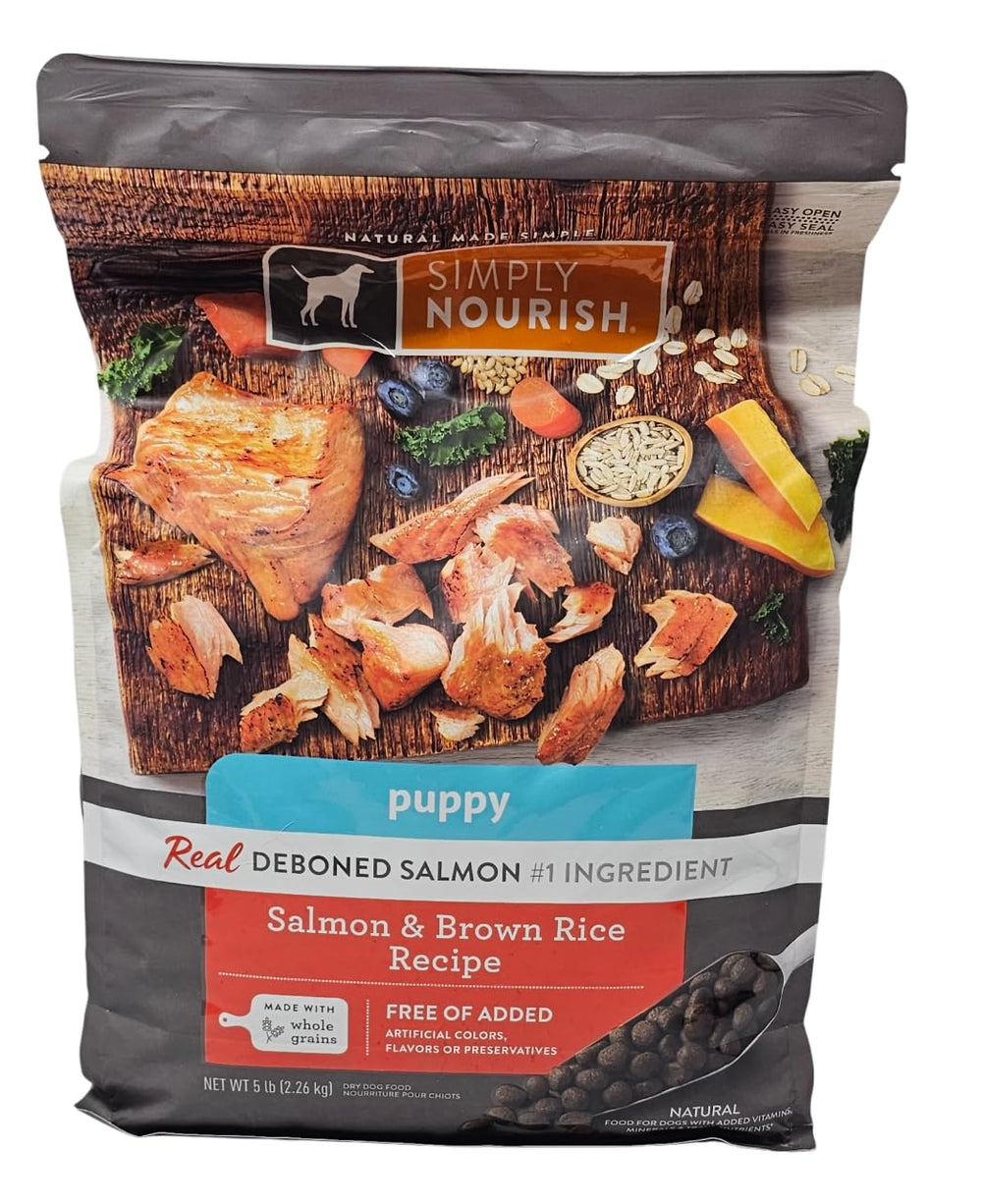 SIMPLY NOURISH back of bag feeding instructions visual shows simple guidance.