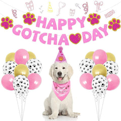 SINFUN Happy Gotcha Day bandana for stylish photos and comfortable wear.