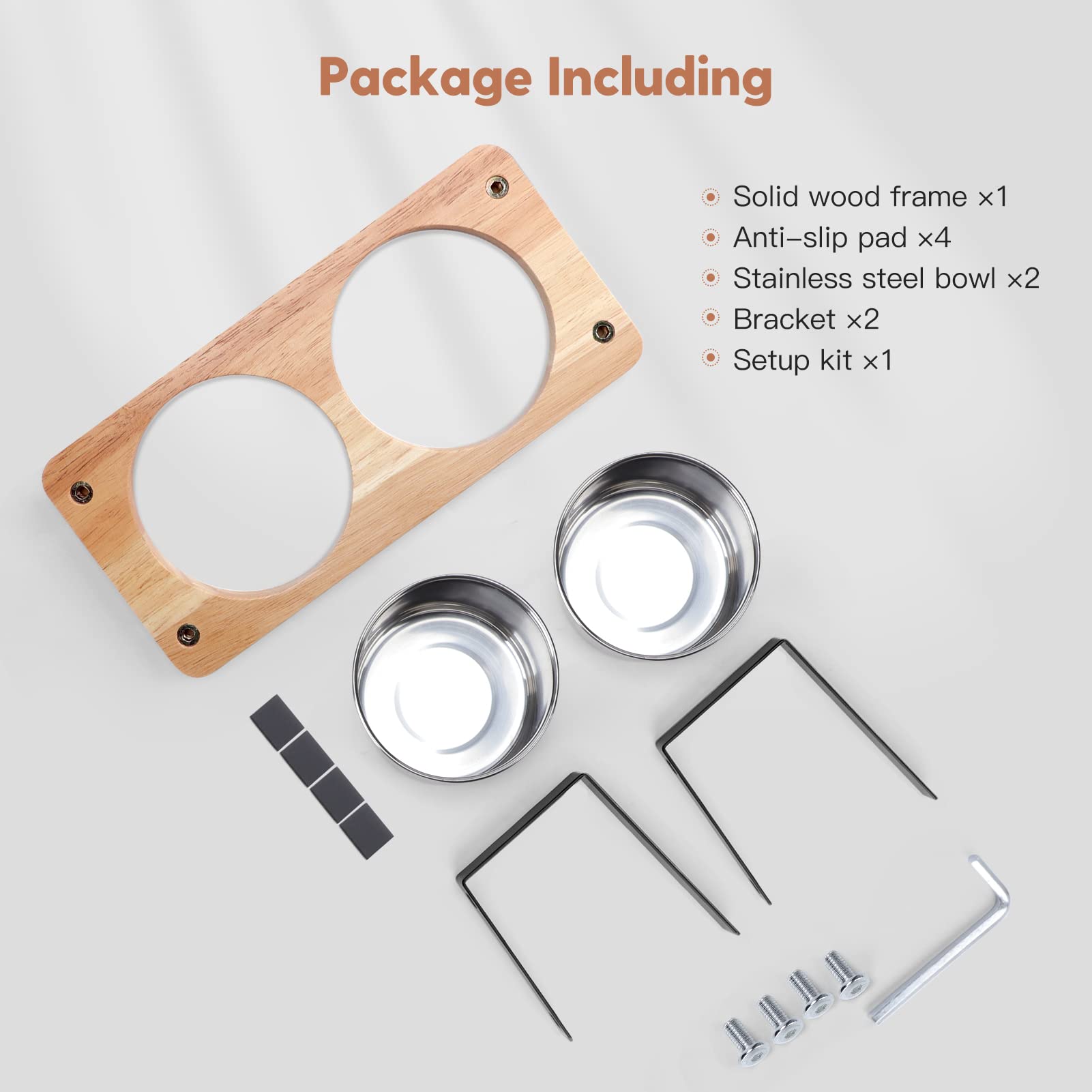 Siooko easy-clean design with removable bowls for quick maintenance.