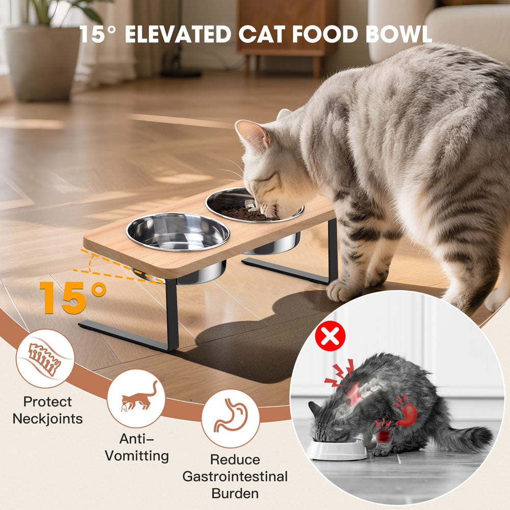 Siooko tilted-15deg bowls highlight neck comfort during meals.
