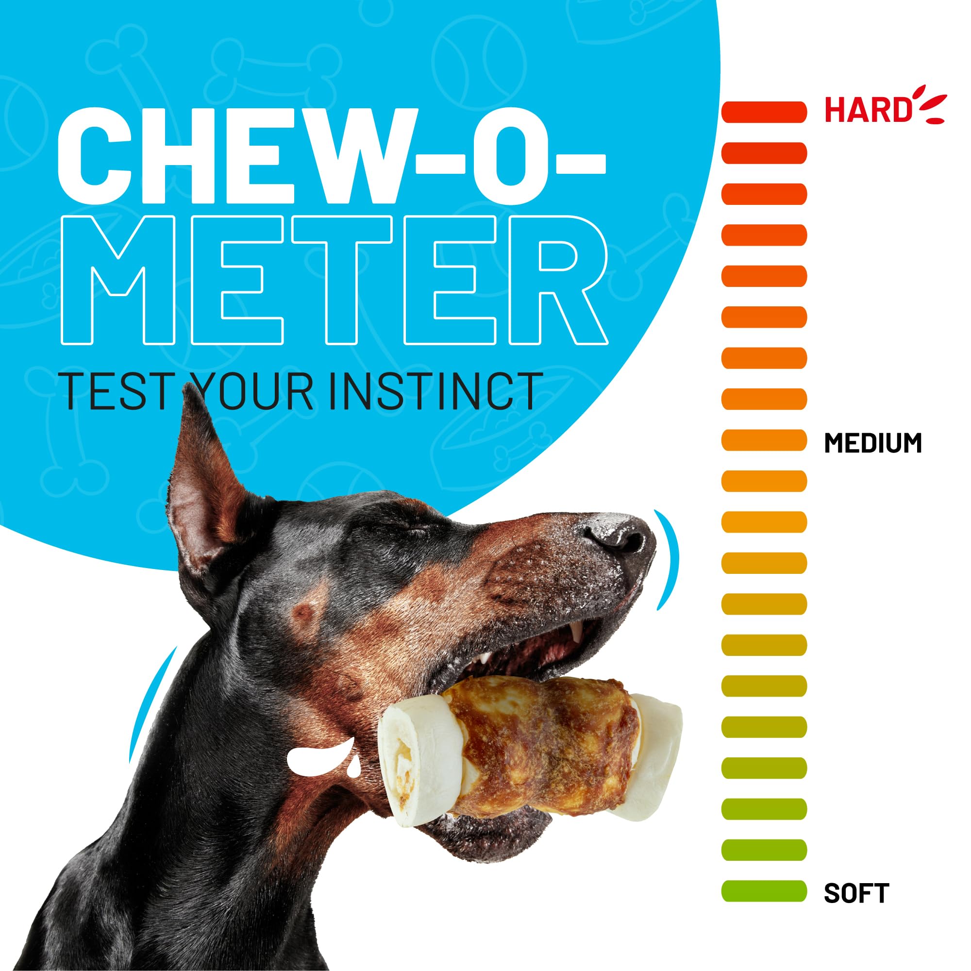 SITKA Beef Cheek Rolls rawhide-free packaging close-up communicates safe chew option.