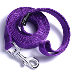 Siumouhoi 6ft purple leash with 5/8 inch width for balanced control