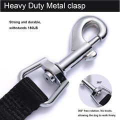 Siumouhoi 6ft puppy leash 360-rotation metal hook prevents tangles.
