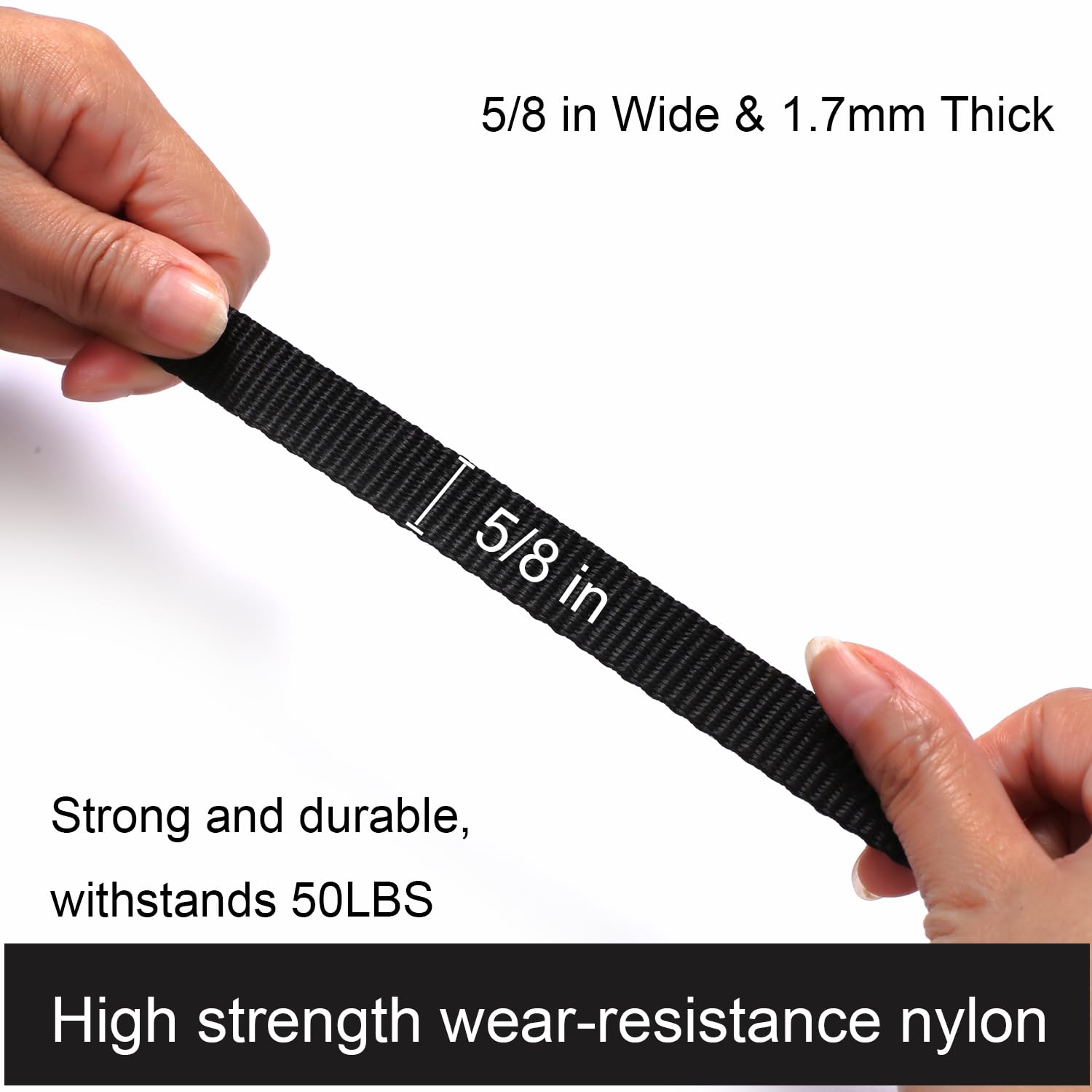 Siumouhoi 6ft puppy leash 5/8 inch width supports dogs of all sizes.