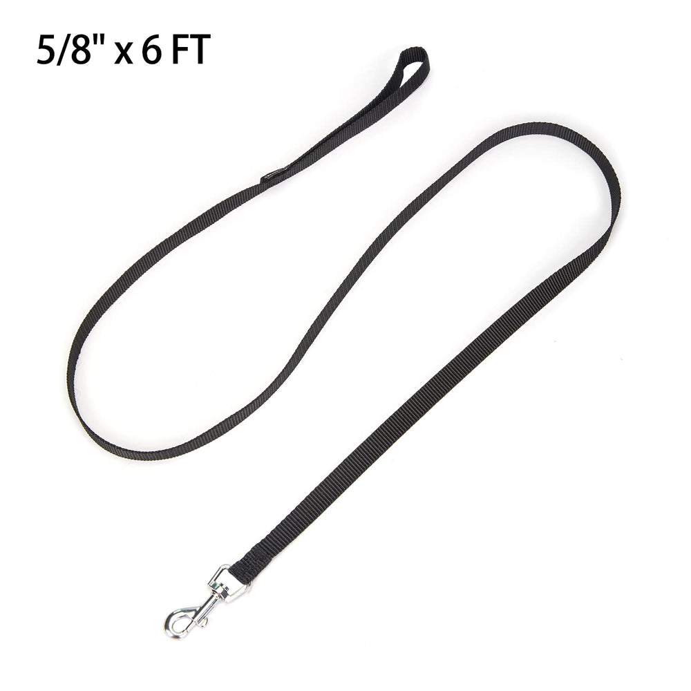 Siumouhoi 6ft puppy leash black color complements gear and style.