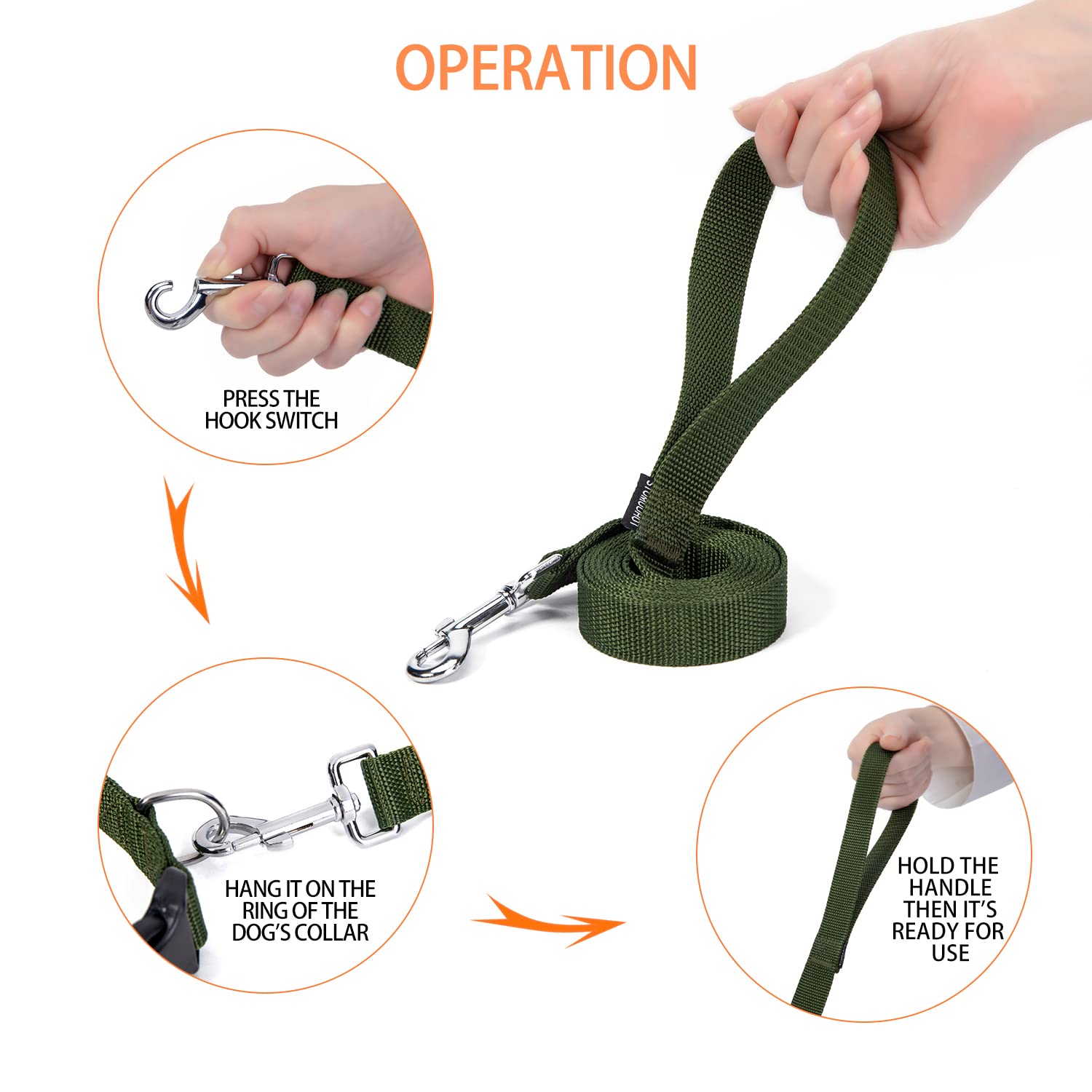 Siumouhoi chrome clip with bolt buckle for secure attachment