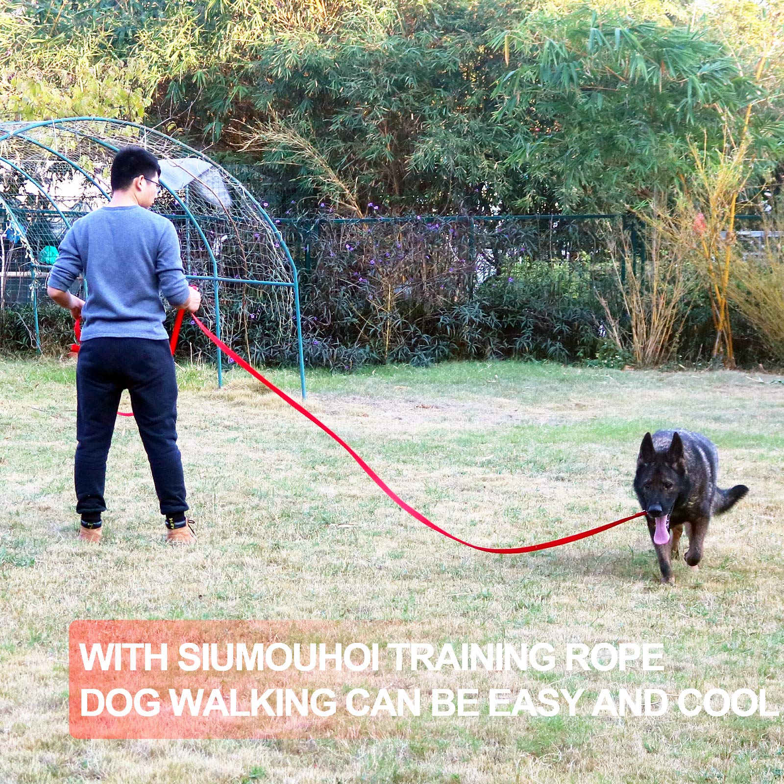 Siumouhoi 360-degree swivel clip enhances tangle-free training sessions
