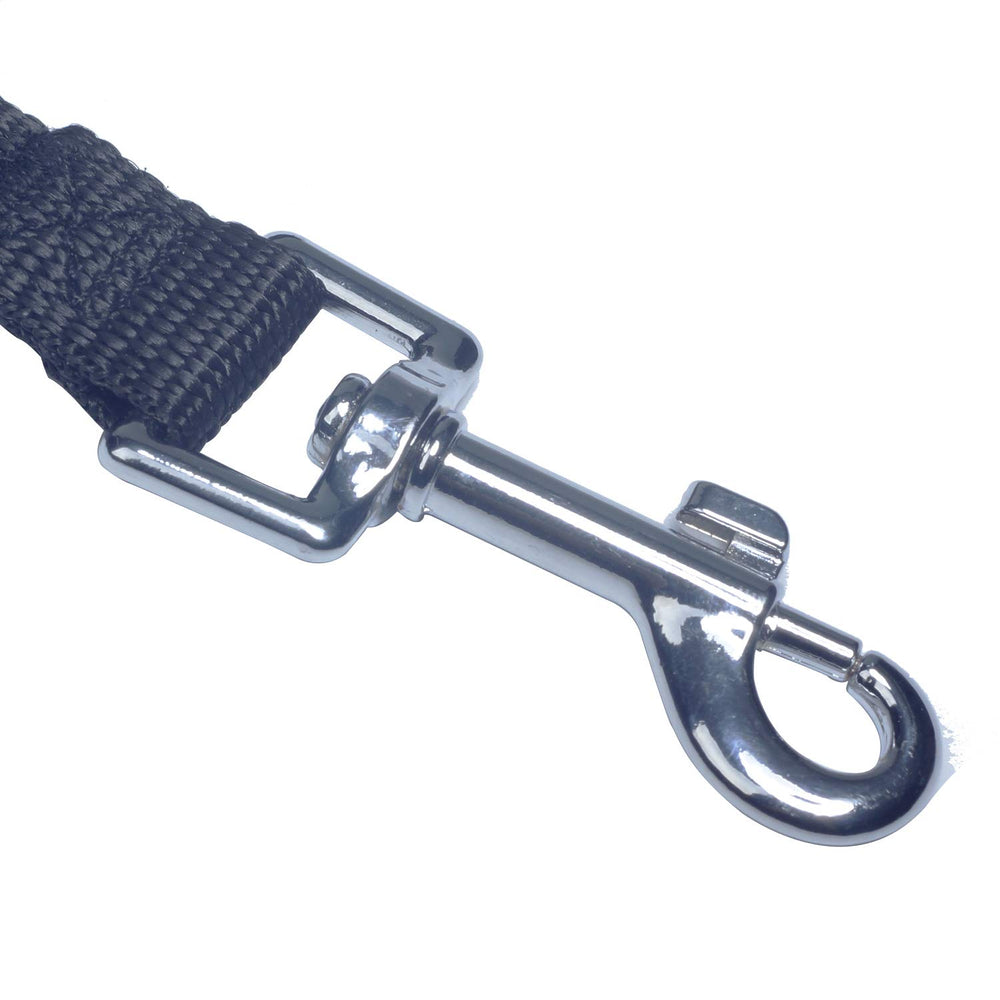 Siumouhoi dog recall leash 40ft black training lead ideal for long-distance recall practice