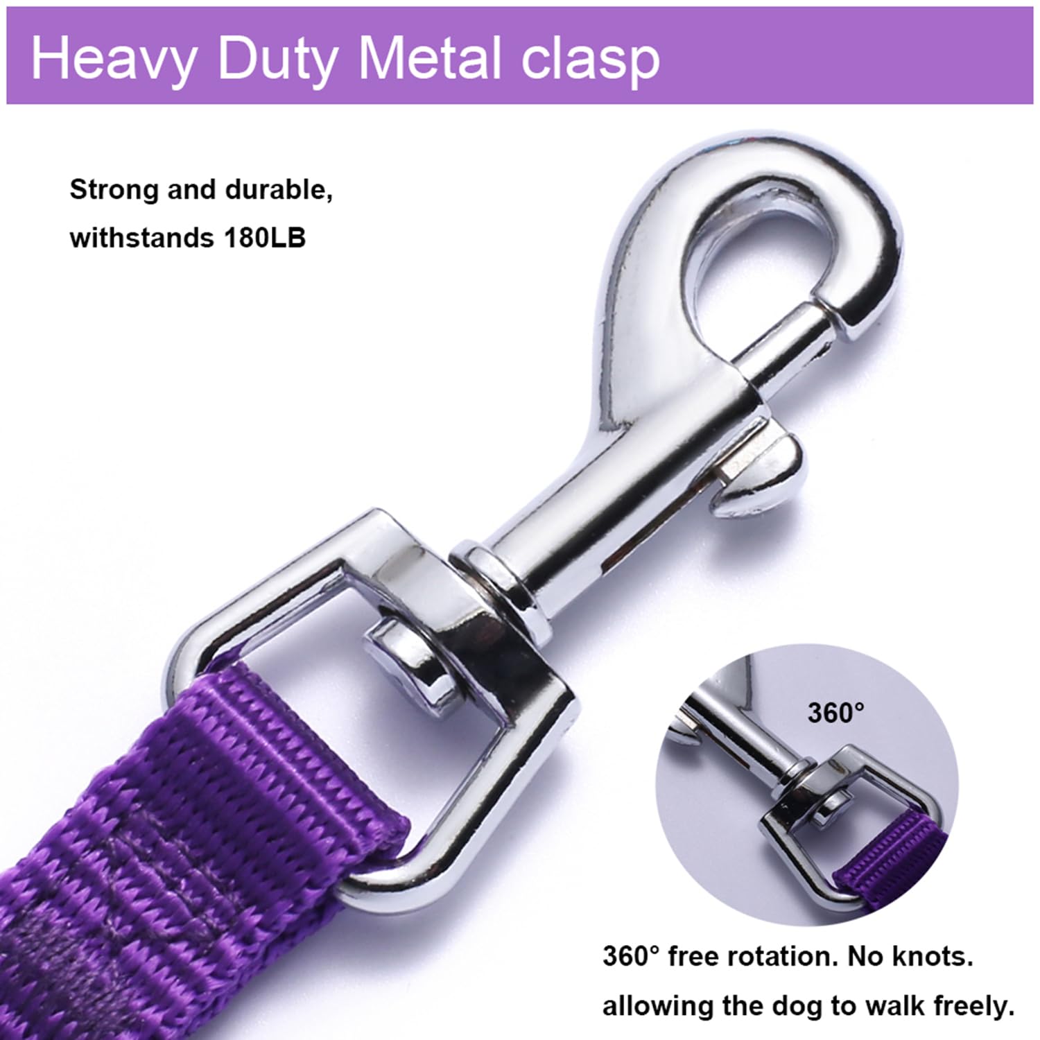 Siumouhoi easy-on, easy-off hook helps quick collar attachment