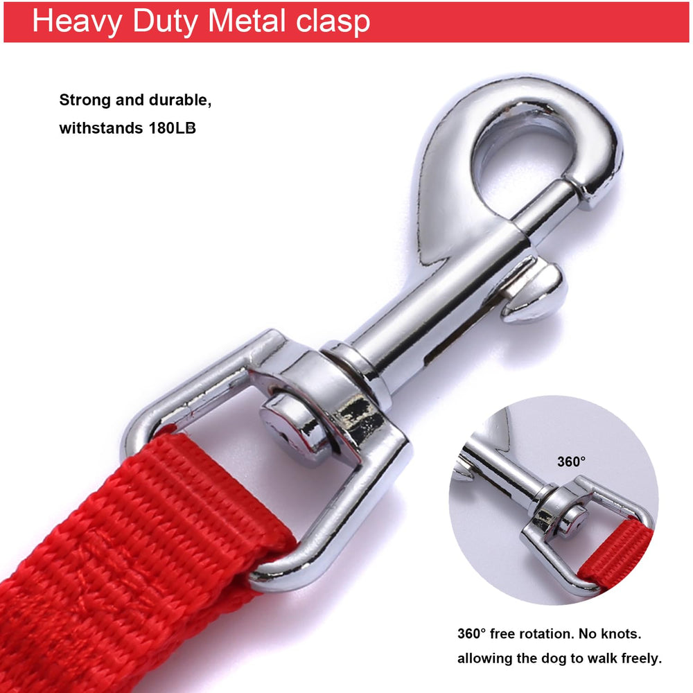 Siumouhoi chrome-clip bolt-buckle attachment for a secure collar or harness.