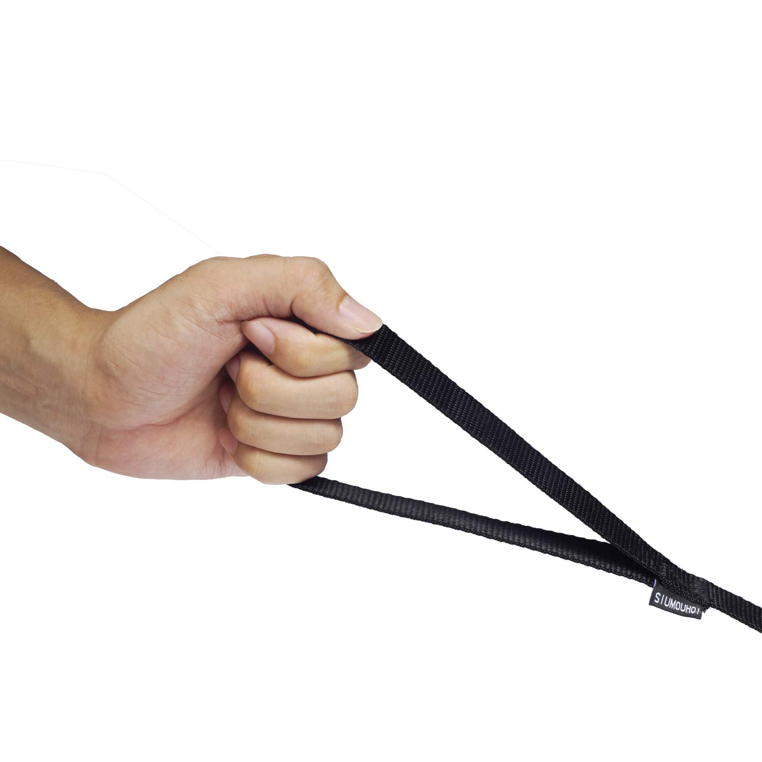 Siumouhoi long nylon training leash close-up showing stitching.