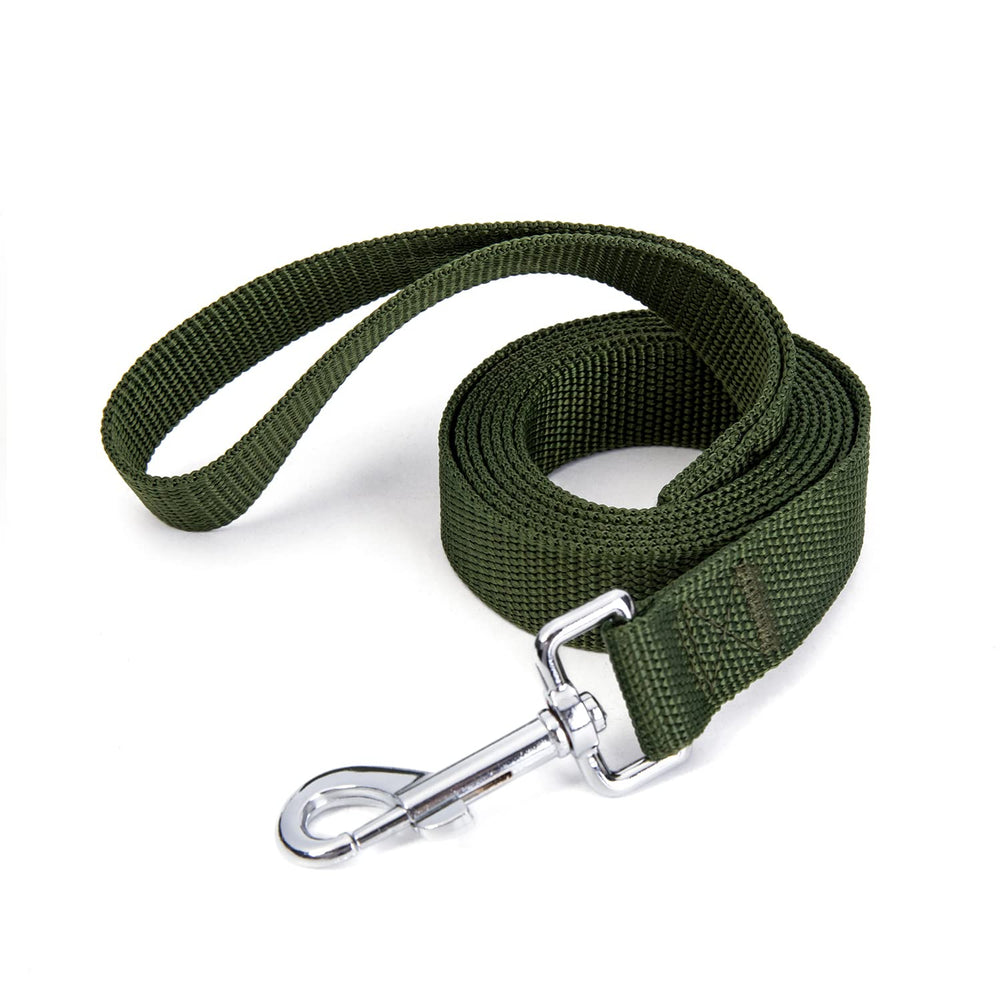 Siumouhoi strong nylon dog leash 6ft military green training control