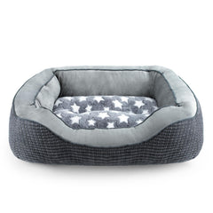 SIWA MARY dog bed with pentagram pattern offers cozy lounging for pets