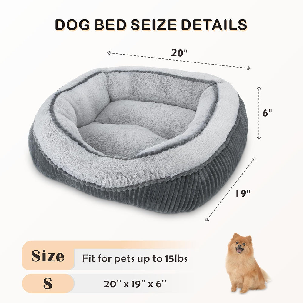 SIWA MARY dog bed 100% PP cotton fill cushions joints softly