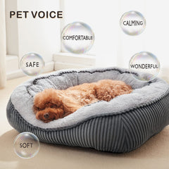 SIWA MARY dog bed wide side design provides comfortable edge support