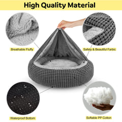 SIWA MARY ultra-soft plush interior supports cozy resting