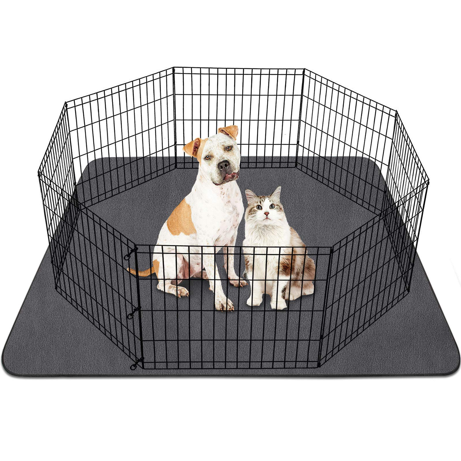 SIWA MARY washable pee pad with 4-layer absorption for quick mess control.