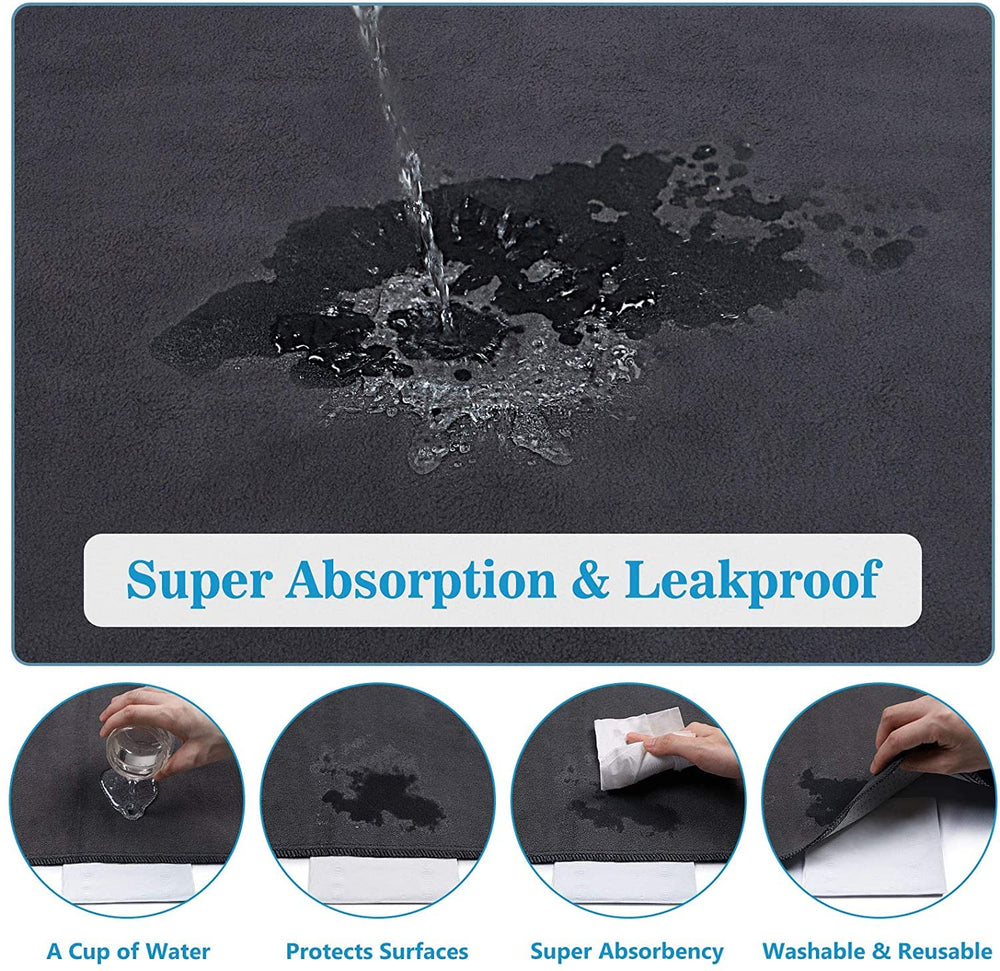 SIWA MARY non-slip bottom keeps pad stable on slick floors during use.