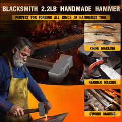 Sixcow hammer handle woodgrain highlighting comfortable anti-slip grip