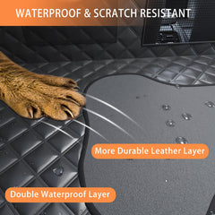 Sixheels dog car seat cover waterproof bottom for quick wipe-downs