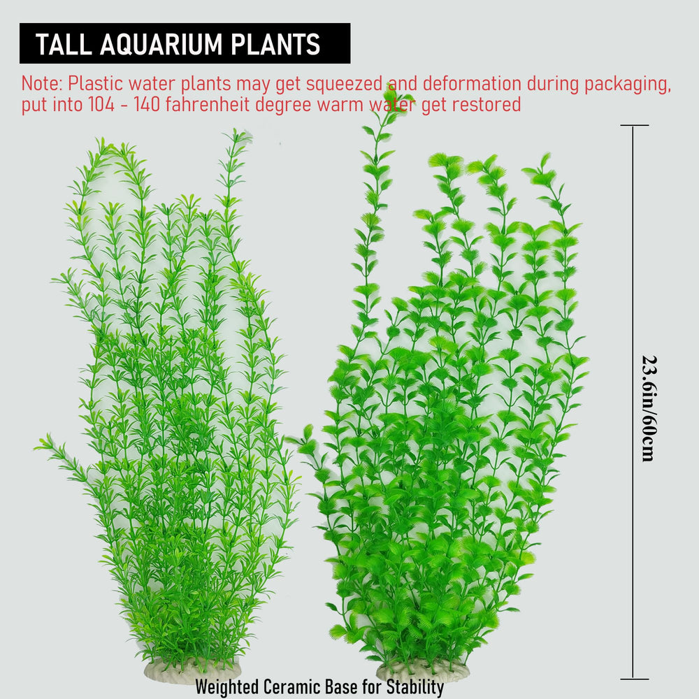 SIYIPURR adjustable-height plant sections allow perfect fit for any tank size.