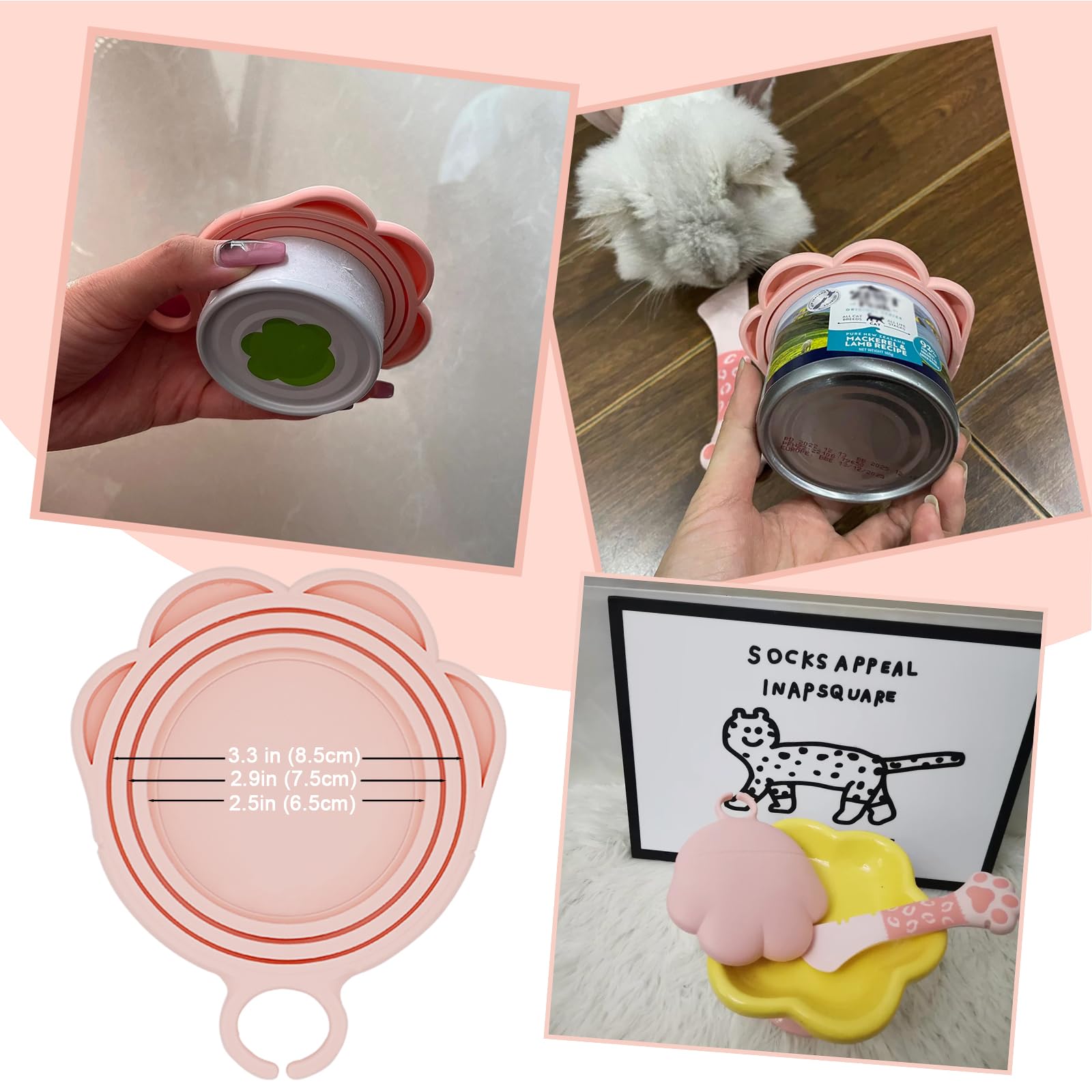 SJANE pink cat-food-accessories-set offers a compact, practical feeding kit.