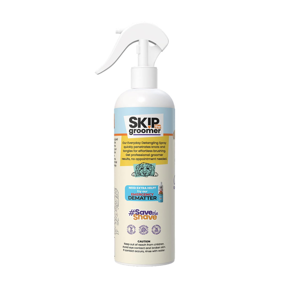 Skip the Groomer unscented formula bottle for fragrance-free grooming