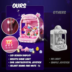 Skirfy claws machine joystick crystal focuses kids on problem-solving and hand-eye coordination.