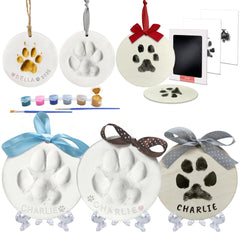 Skittypurr paw print kit clay imprint shows detailed paw pad for keepsake memories