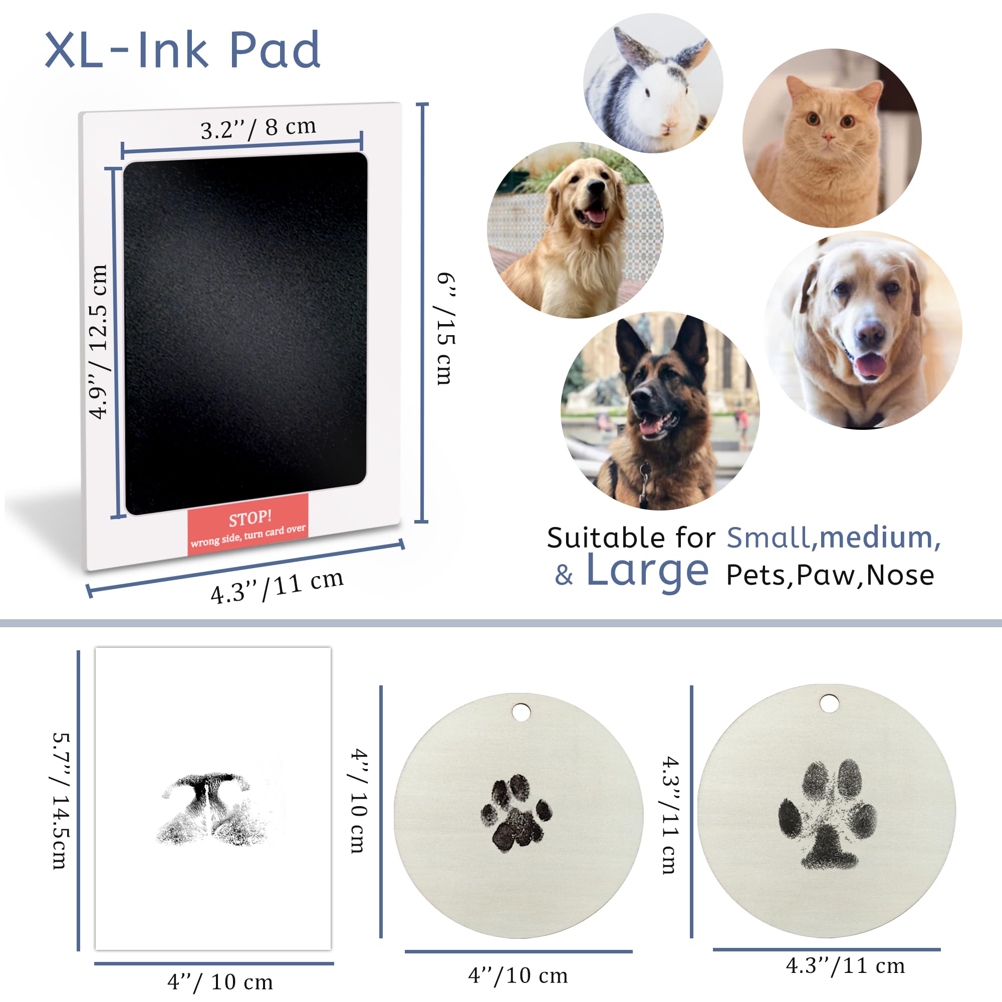 Skittypurr paw print ornament display stand presents cherished keepsakes