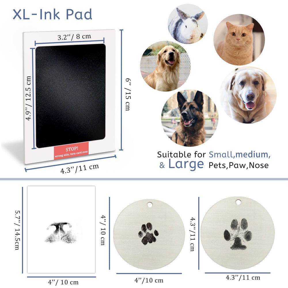 Skittypurr paw print ornament display stand presents cherished keepsakes