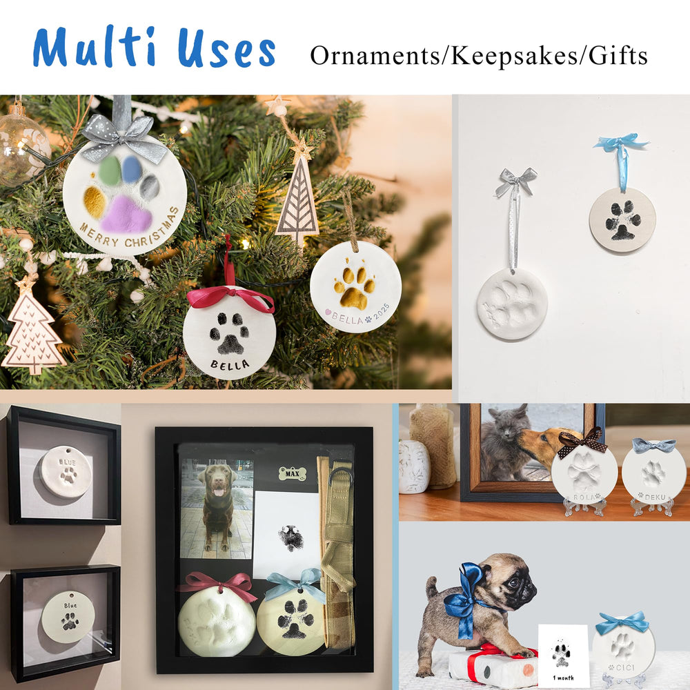 Skittypurr soft clay yields clear impressions with gentle pressure for any pet