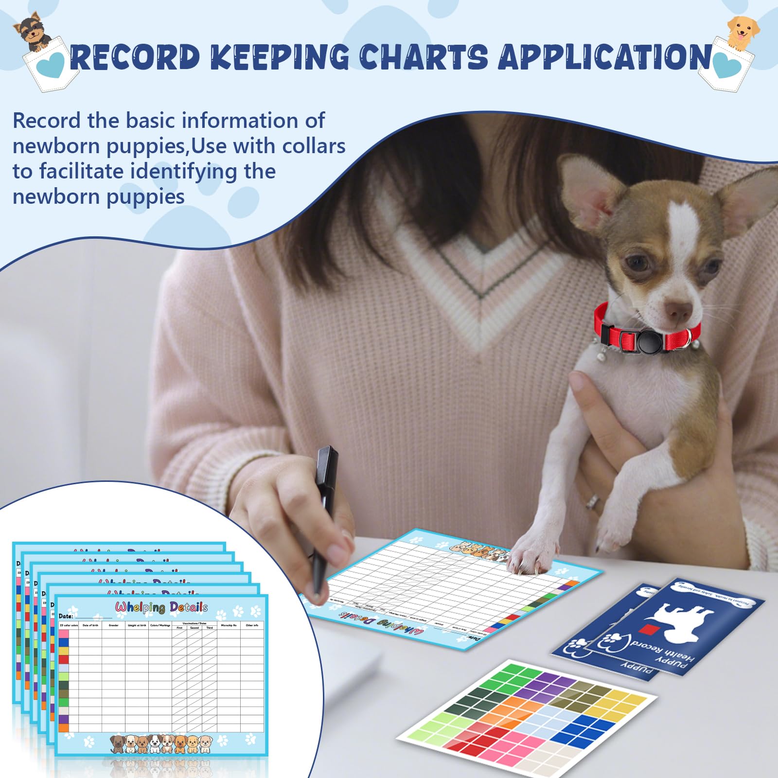SKLENICE dog health records cover durable protection of medical logs