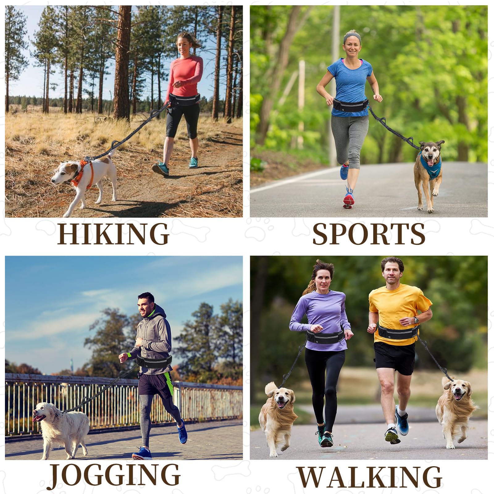 Skmeditec urban-walk comfort leash for busy environments