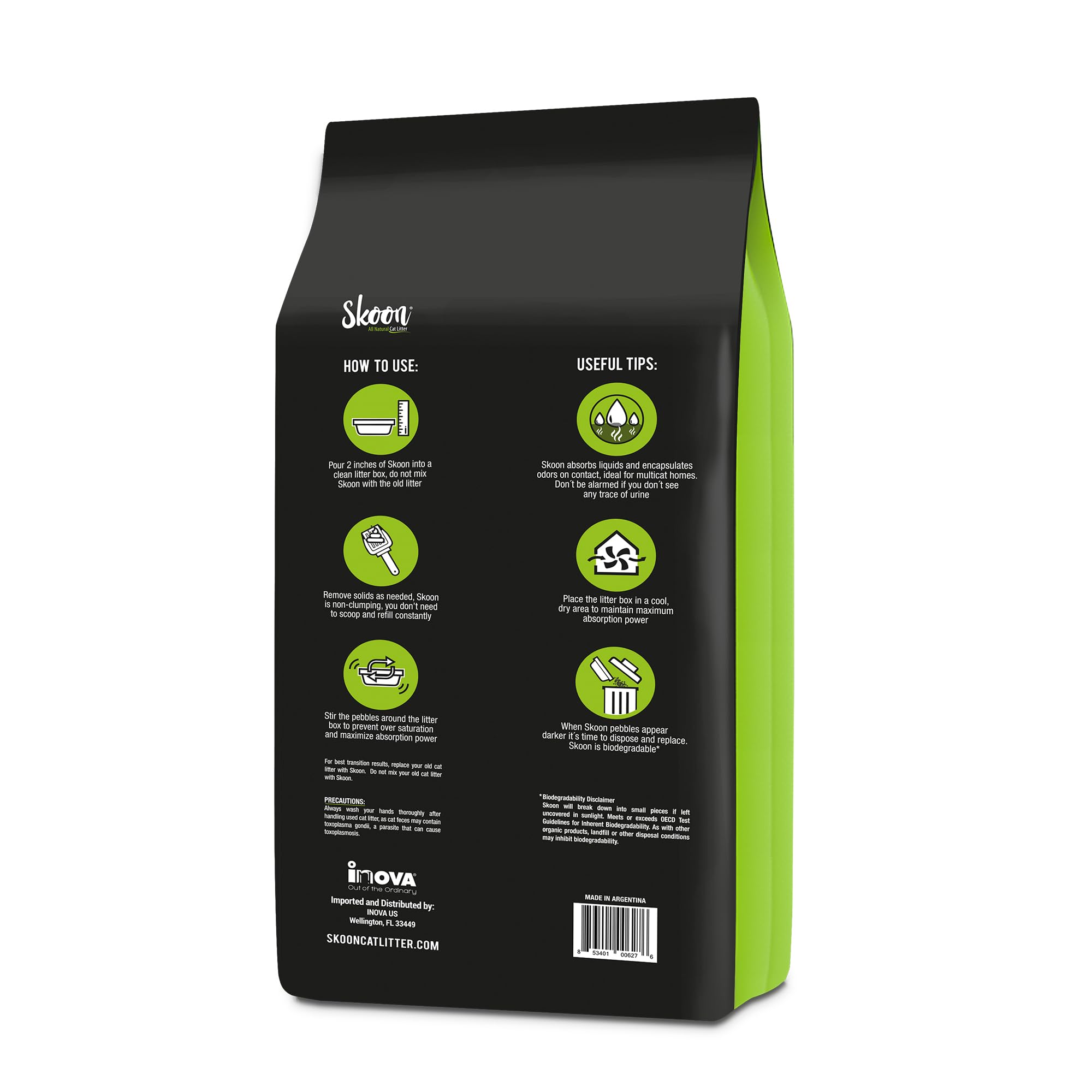 Skoon odor-control system visualized locking waste and improving freshness