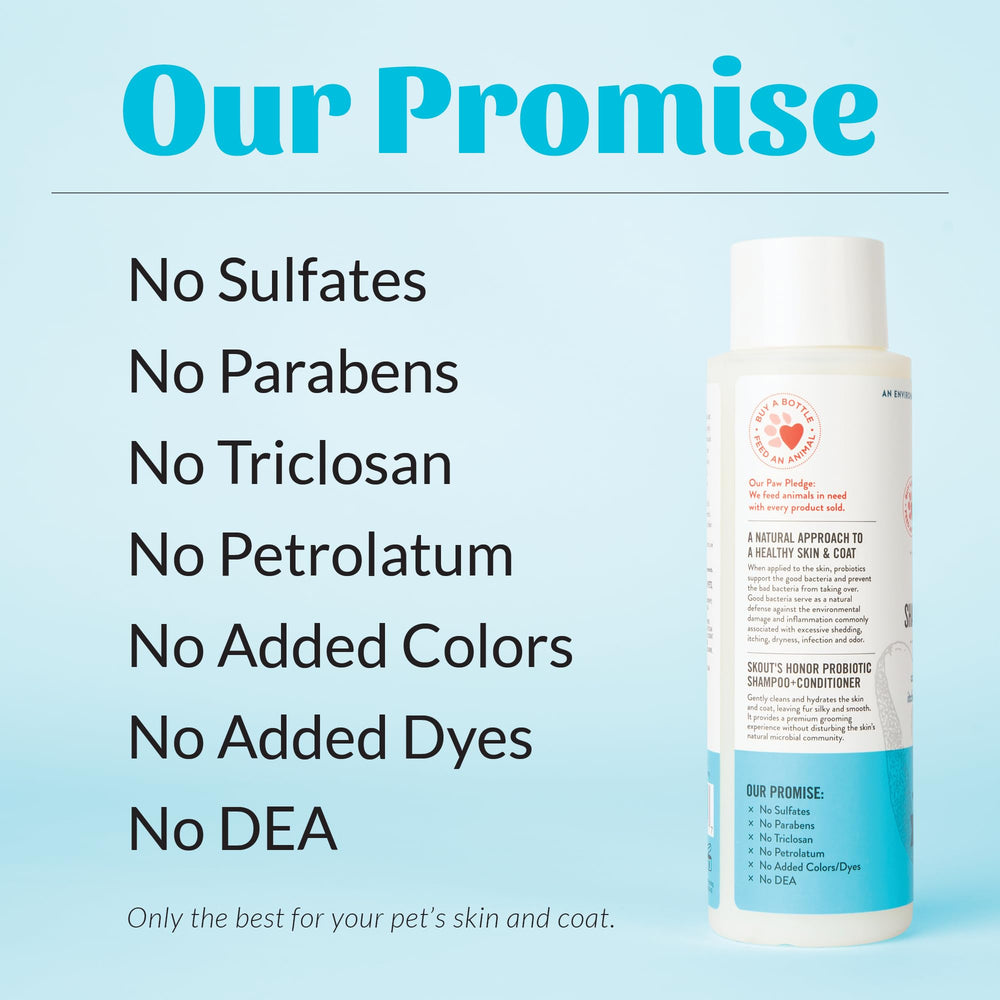 Skout's Honor fragrance-free bottle close-up emphasizes sensitive-skin friendly cleansing.