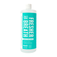 Skout's Honor Fresher Breath bottle front for tartar control support.