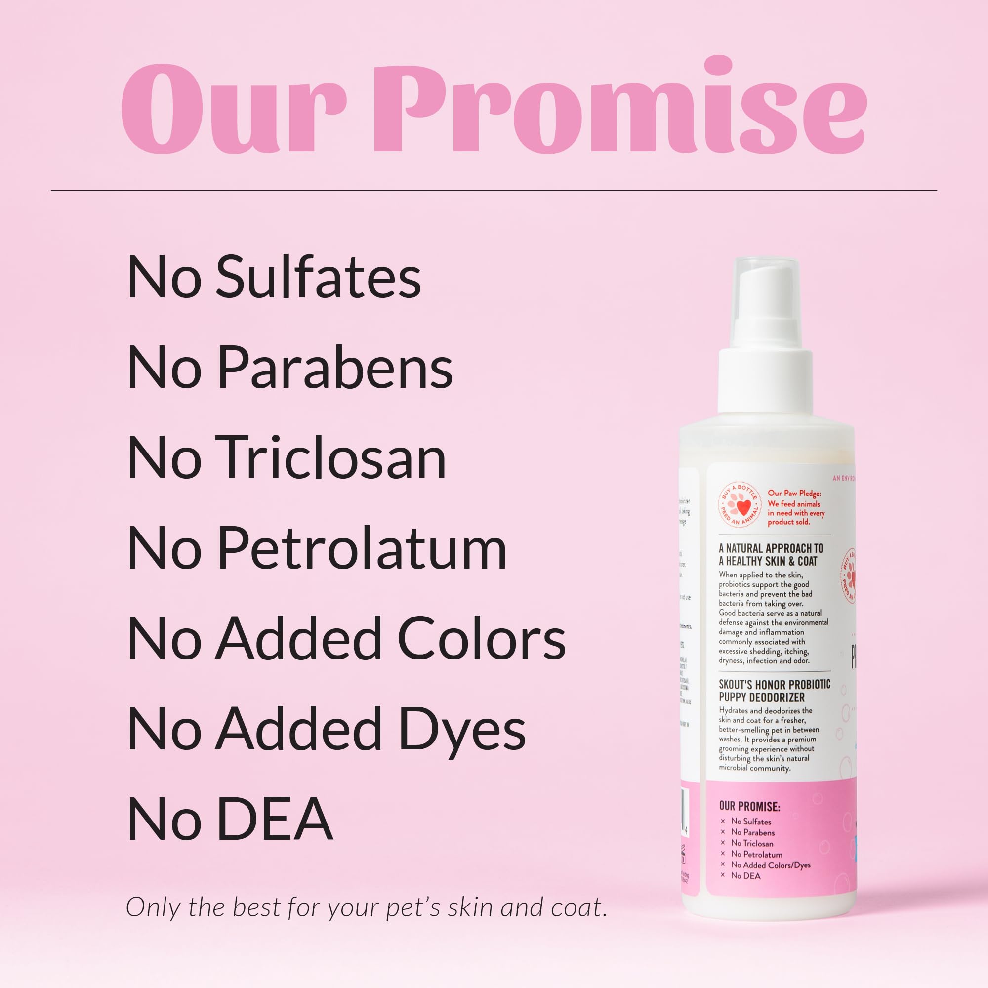 SKOUT'S HONOR bottle ready for daily use in pet care routines.