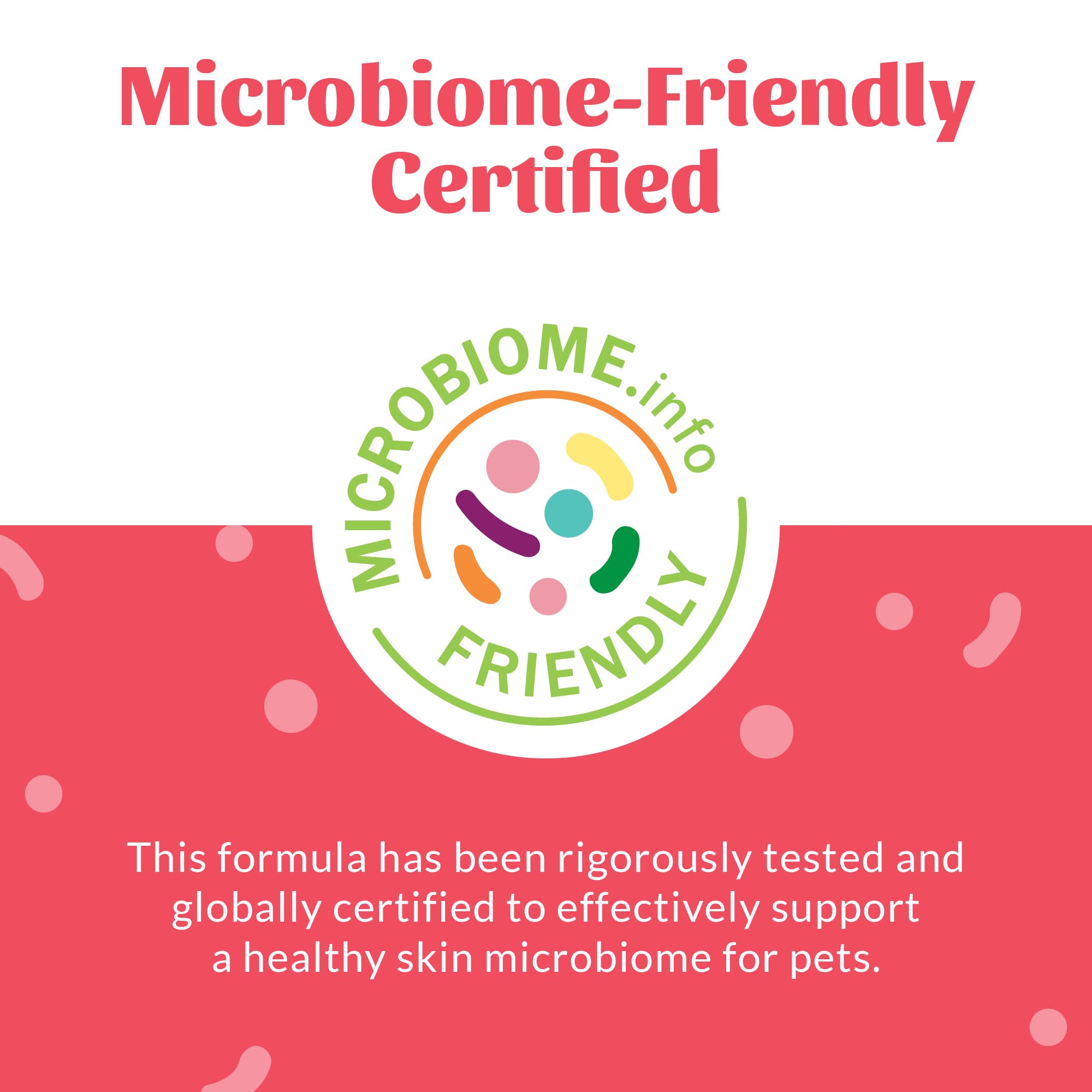 Skout's Honor cruelty-free label on probiotic dog shampoo packaging.