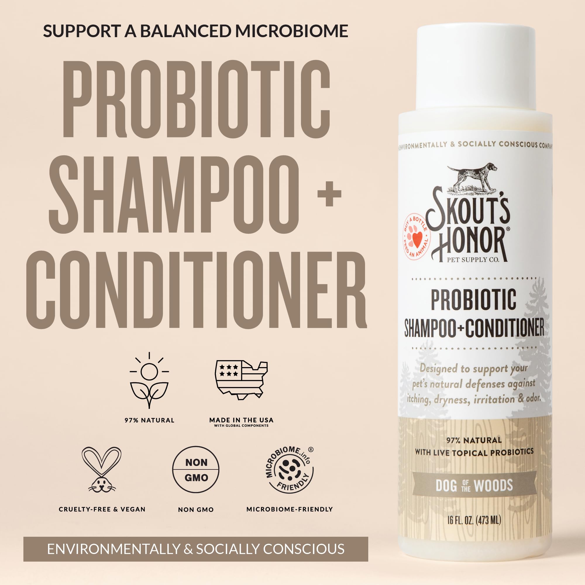The suds-lather image from Skout's Honor probiotic-pet-shampoo demonstrates gentle cleansing for dogs.