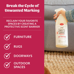 SKOUT'S HONOR Stop Marking in living room, safe indoor use