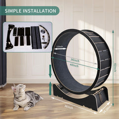 Skrnqcoz cat wheel assembly guide emphasizes quick setup for hassle-free installation