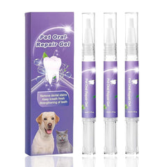 SKROSS pet oral repair gel packaging shows compact travel size for convenient care