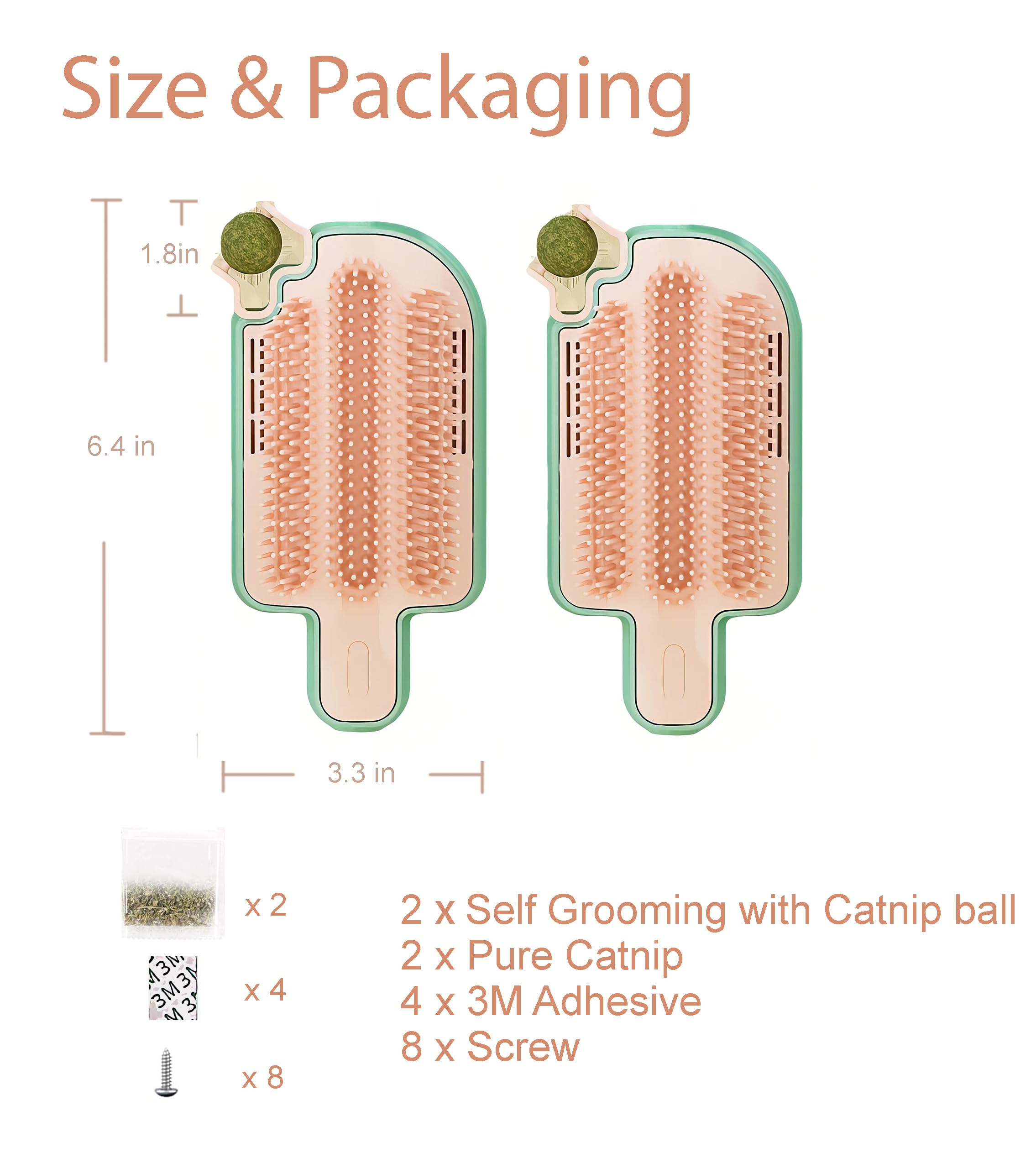 Skwpepe replaceable peppermint catnip ball for ongoing play.