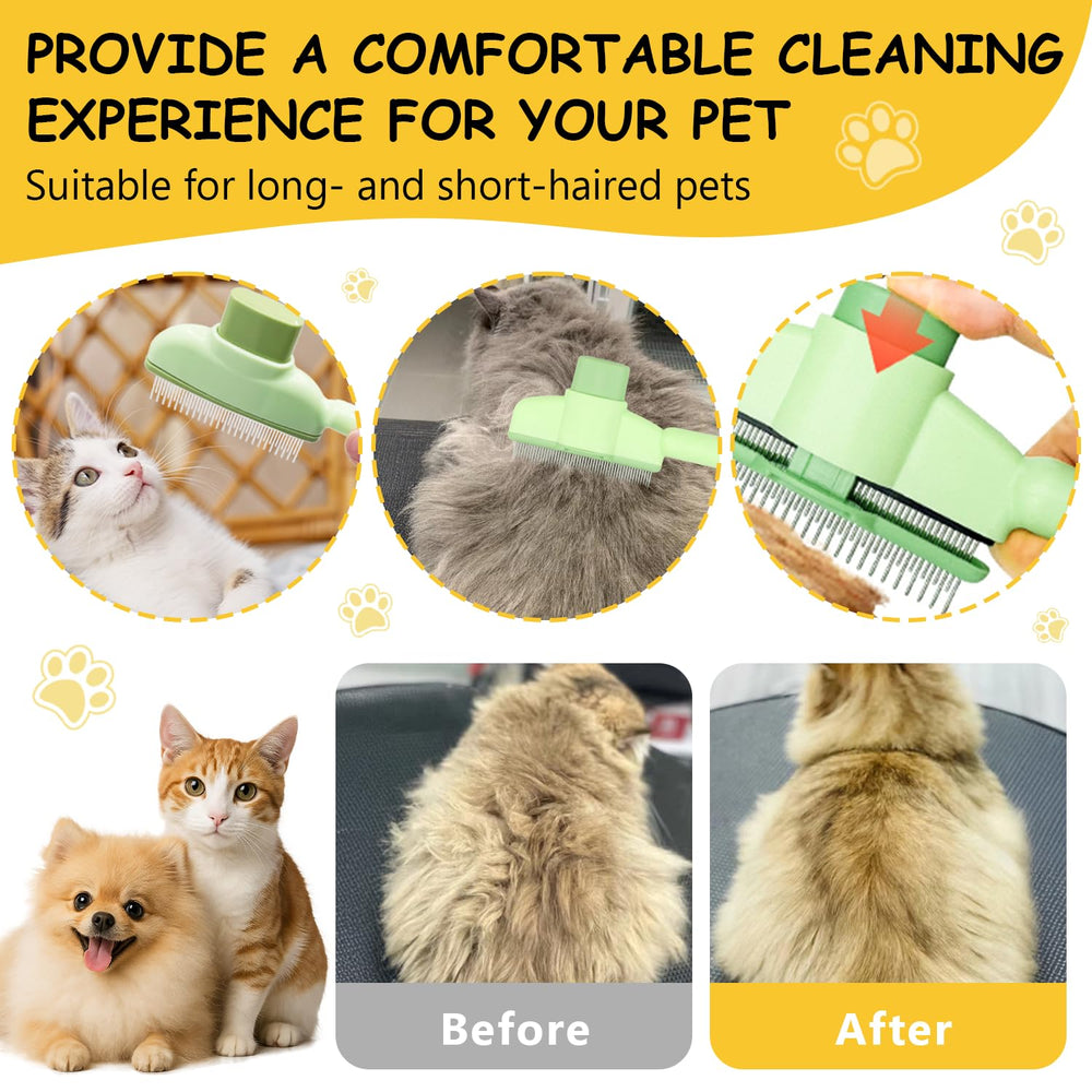 Skyfind 2Pcs Pet Hair Removal Glove effective on dog and cat fur