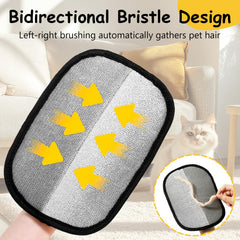 Skyfind 2Pcs Pet Hair Removal Glove with ergonomic coverage cleans wide areas fast