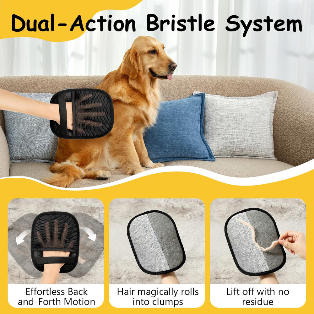 Skyfind Glove is soft and breathable for comfortable all-day grooming sessions