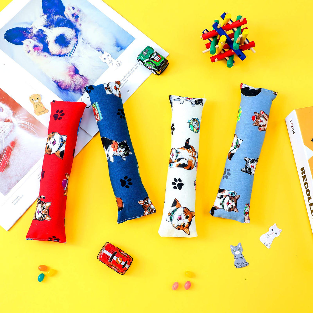 Skylety 10-inch cat kicker toy length for versatile indoor play