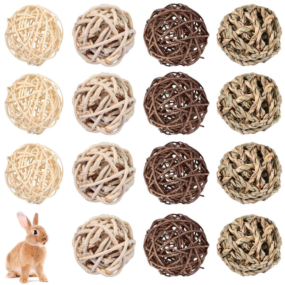 Skylety chew balls aquatic plant ball rolling play for rabbits