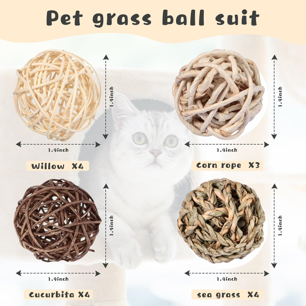 Skylety chew balls gourd grass ball engaging nibbling and dental wear